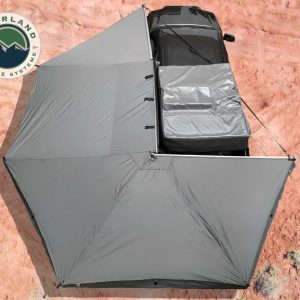 OVS NOMADIC AWNING 270 DRIVER SIDE DARK GRAY COVER WITH BLACK COVER UNIVERSAL
