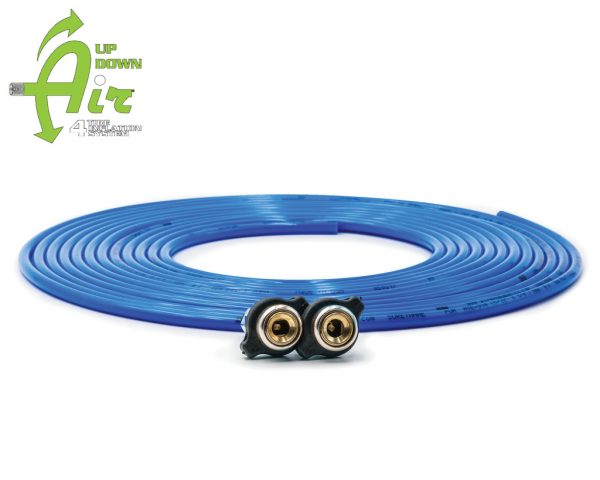 Replacement tire whip hose kit 288″ Blue with 2 quick release Chucks