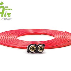 Replacement tire whip hose kit 288″ Red with 2 quick release Chucks