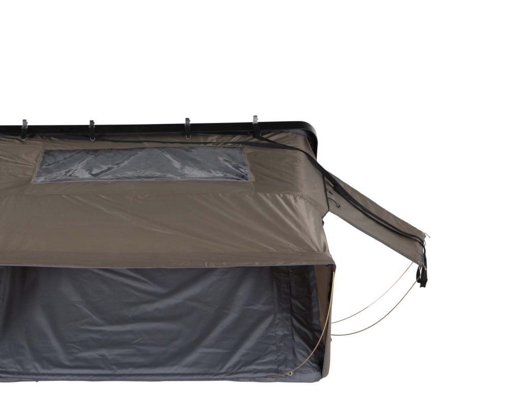 HD Bushveld 4 – Cantilever Hard Shell Roof Top Tent, 4 Person, Grey Body & Green Rainfly - view 3