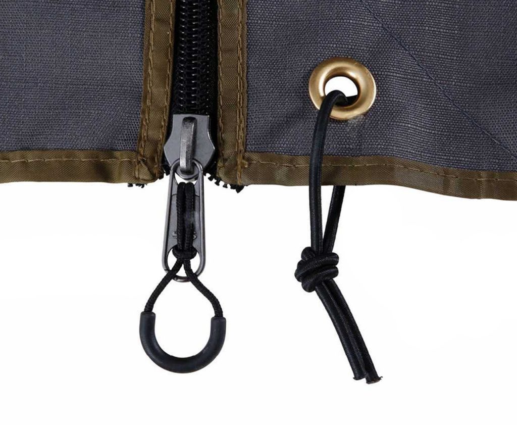 HD Nomadic 180 – LTE Awning Wall, Universal, Grey Body, Green Trim W/Storage Bag - view 5