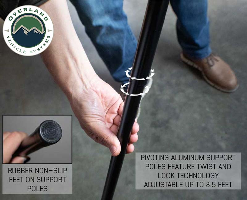 HD Nomadic 180 – Awning Poles, 3.0 Meter 4 Piece Kit - view 2
