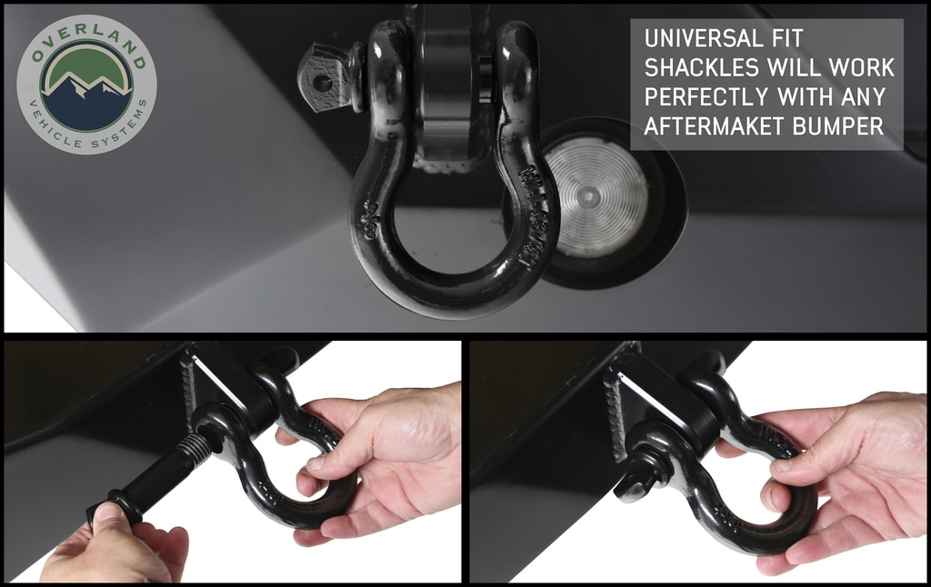 Recovery Shackle 3/4″ 4.75 Ton – Black - view 3