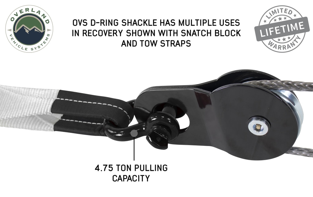 Recovery Shackle 3/4″ 4.75 Ton – Black - view 5