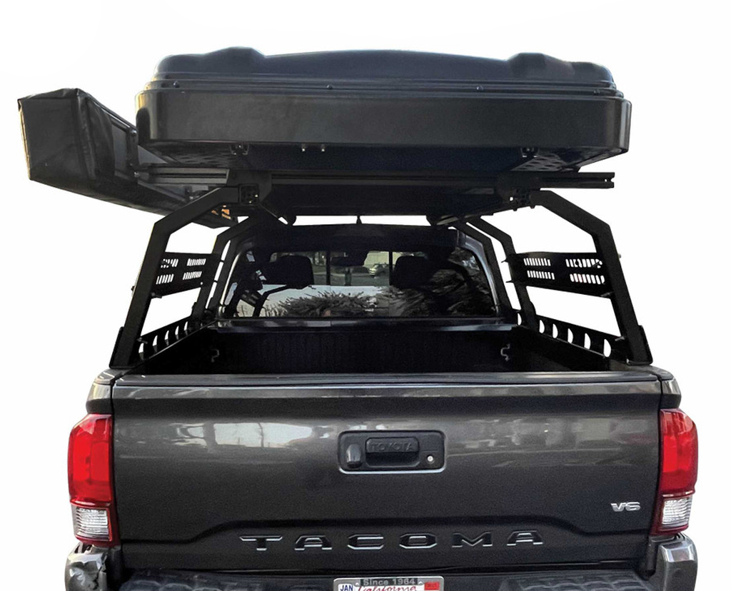 Discovery Rack with Side Cargo Plates, With Front Cargo Tray System Kit Mid Size Truck Short Bed Application - view 3
