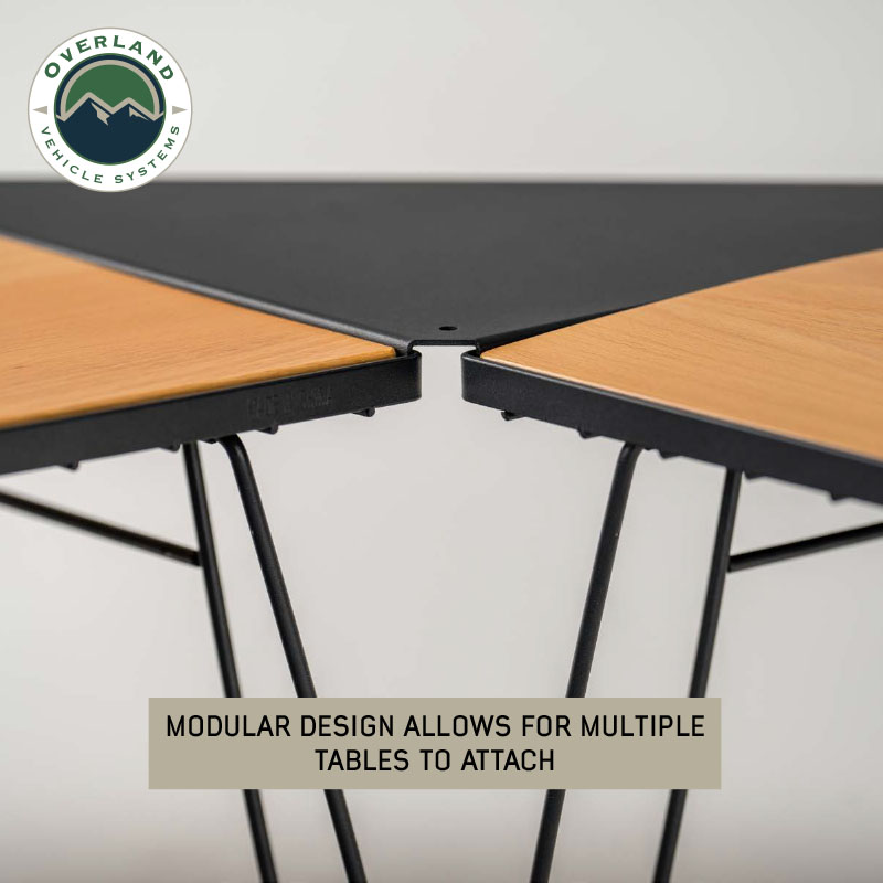 Kick It Collapsable Camp Table – Wood Base & Storage Bag - view 2