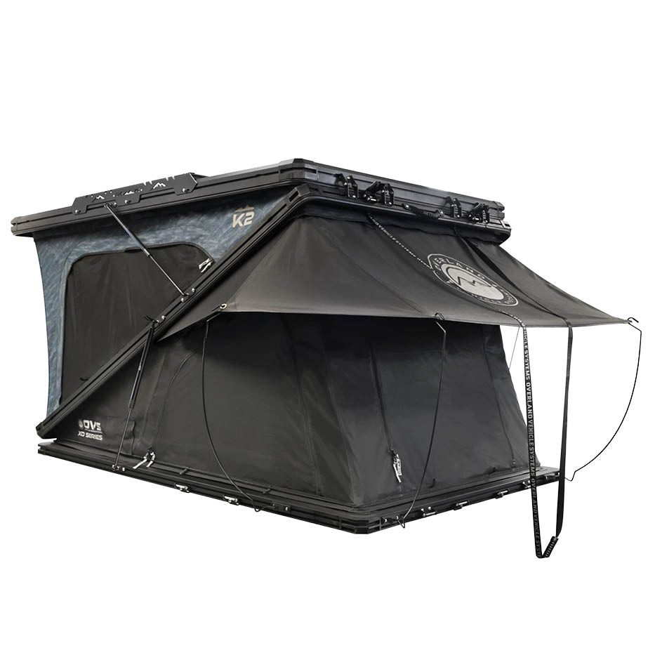 XD K2 Dual Action Clam Shell 2 Person Aluminum Hard Shell Roof Top Tent