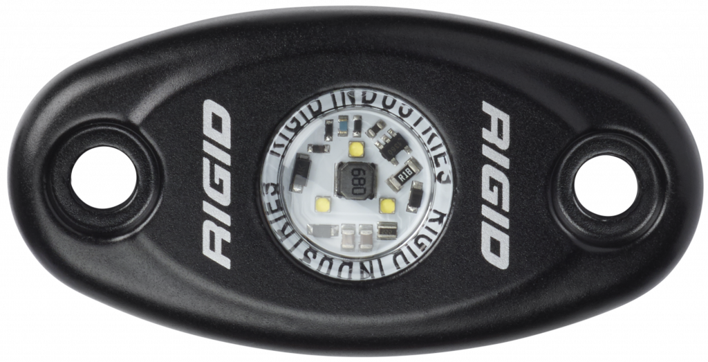 Low Power Black Housing Amber Light A-Series RIGID Industries