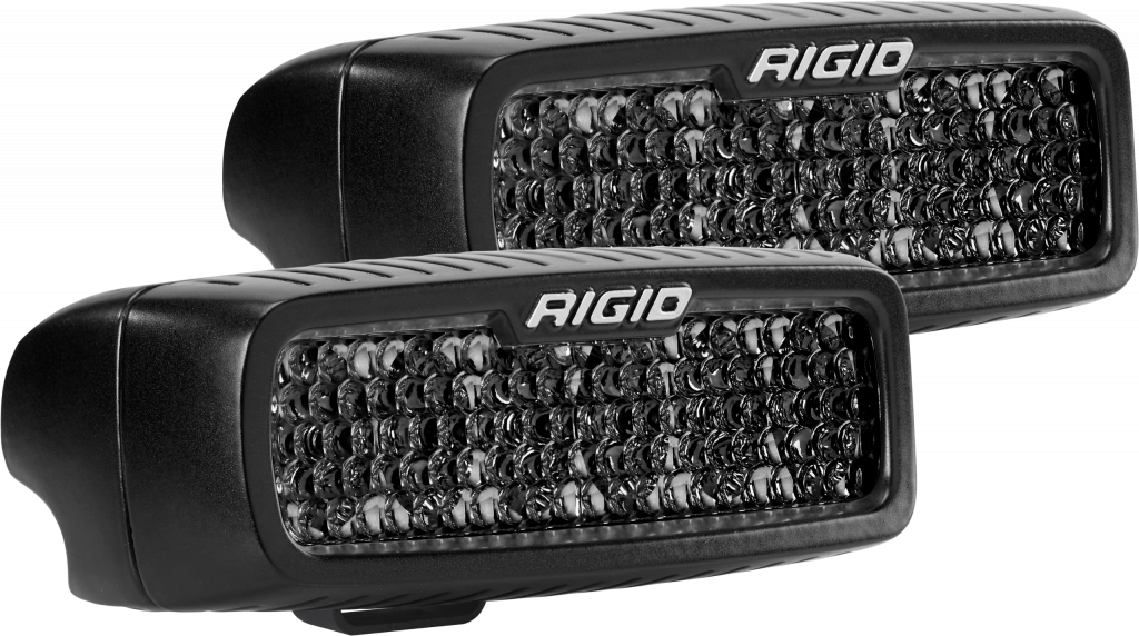 Spot Diffused Midnight Surface Mount Pair SR-Q Pro RIGID Industries