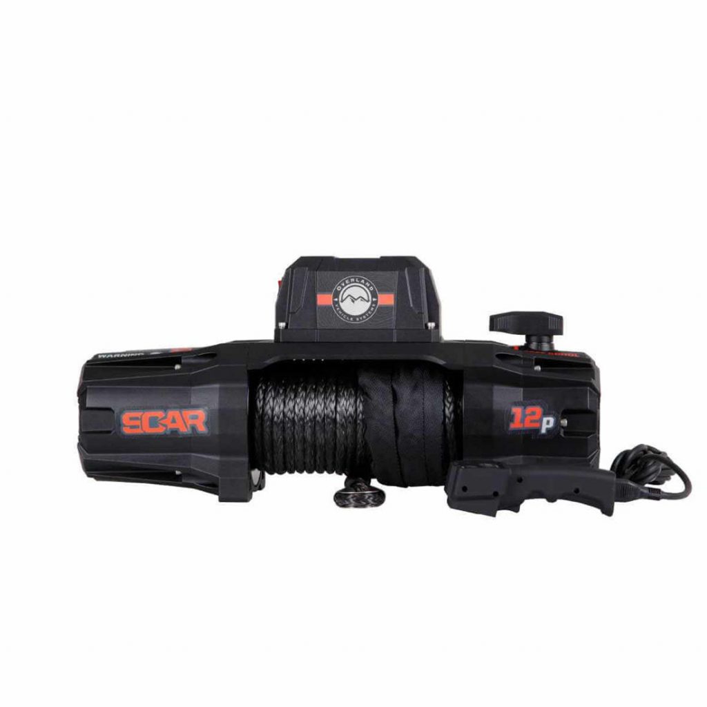 Overland Vehicle Systems SCAR 12P – 12,000 lb. Winch With Synthetic Rope & Wireless Remote - image 2