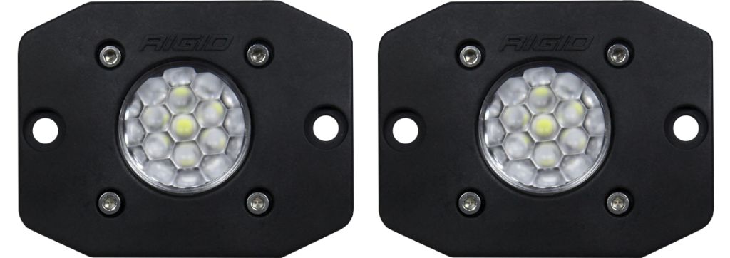 Ignite Flood Diffused LED Backup Light Kit, Flush Mount, Pair RIGID Industries - view 2