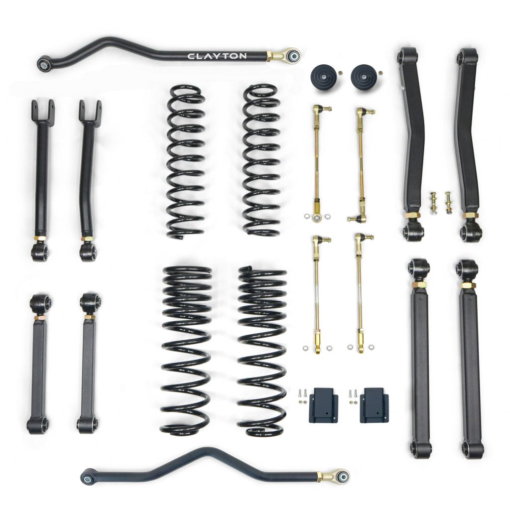 Clayton Off Road Jeep Gladiator 1.5″ OVERLAND+ Lift Kit (2020+, JT)