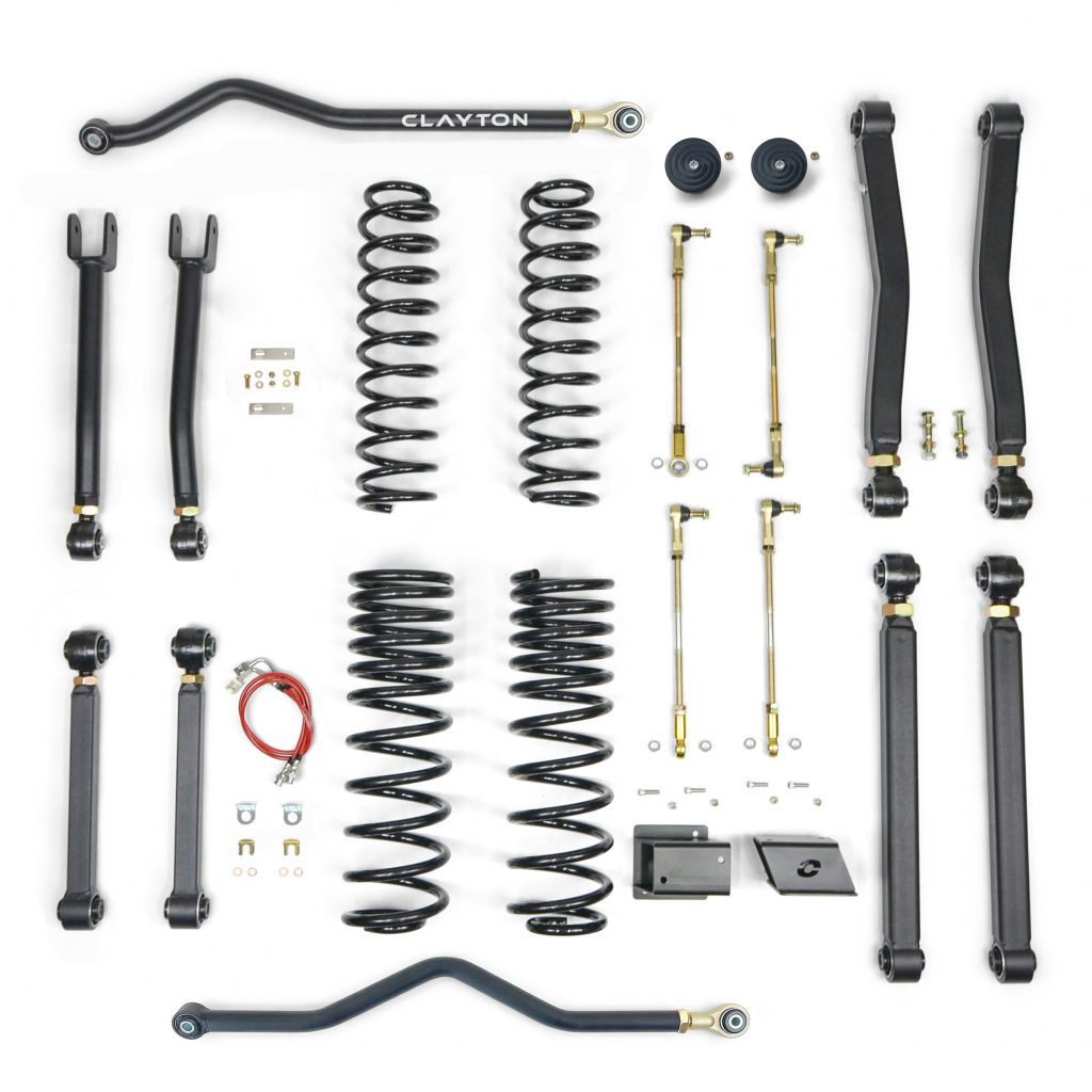 Clayton Off Road Jeep Gladiator 3.5″ OVERLAND+ Lift Kit (2020+, JT)