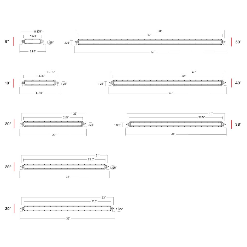 SR-Series PRO 10 Inch LED Light Bar, Spot/Flood Combo RIGID Industries - view 3