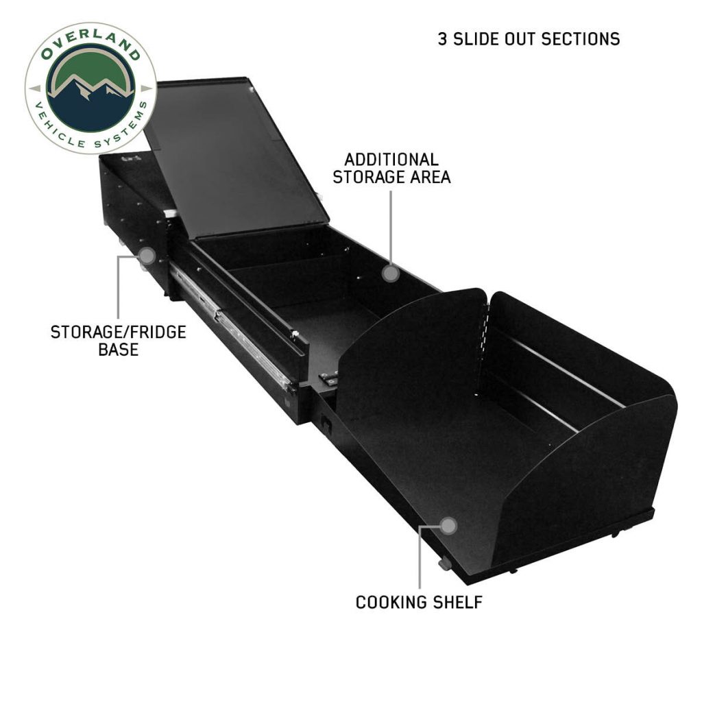 Overland Vehicle Systems Cargo Box Kitchen With Slide Out, Storage Box & Cooking Area - image 2