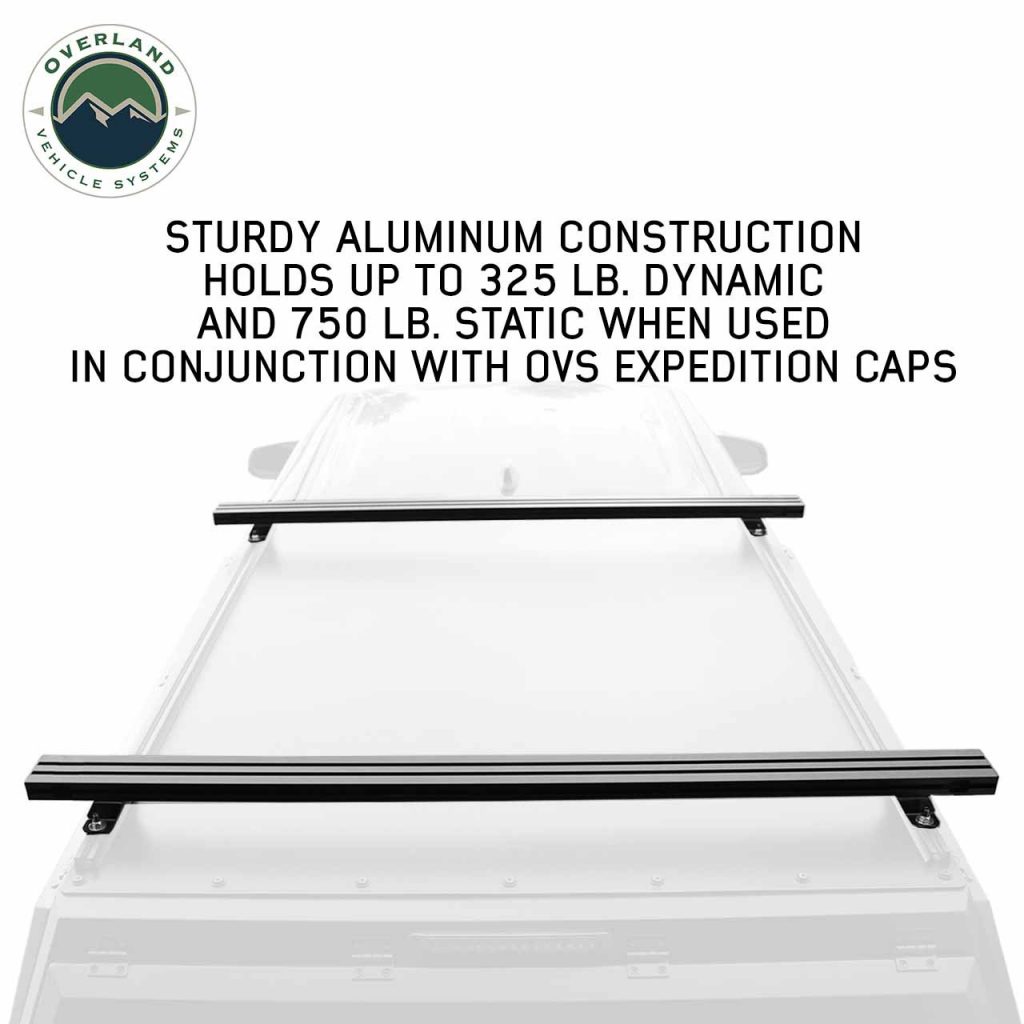 Overland Vehicle Systems Expedition Cap Cross Bars – Pair 55.0″ - image 2