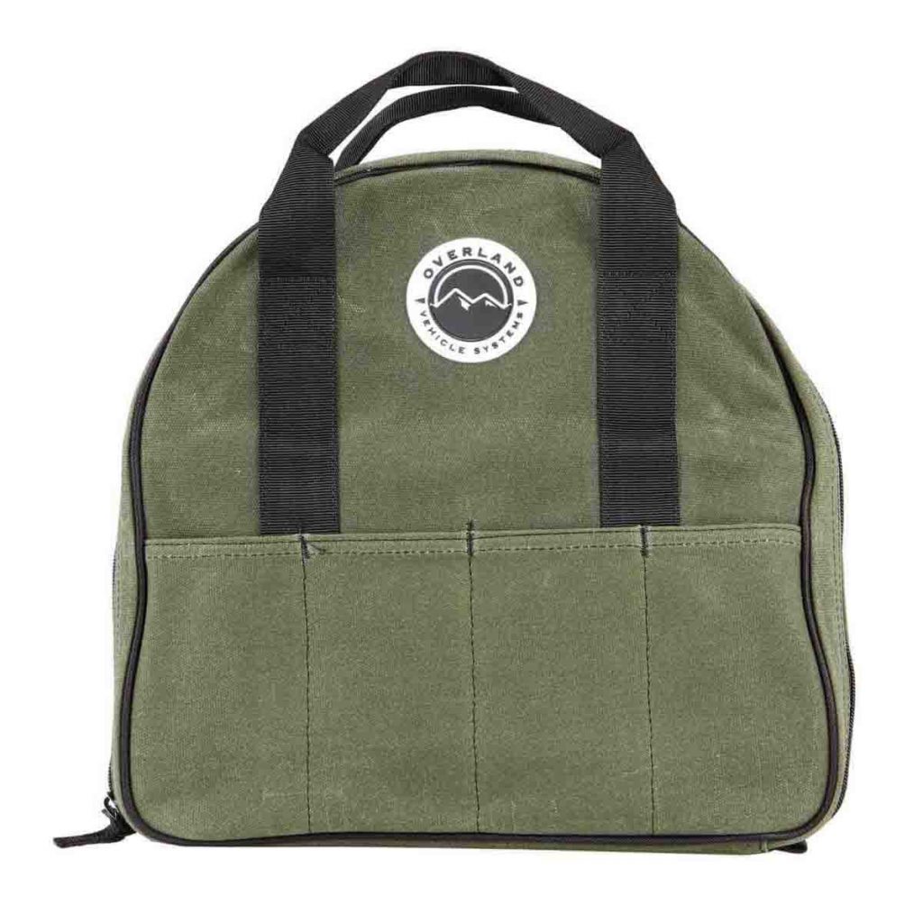 Overland Vehicle Systems Jumper Cable Bag #16 Waxed Canvas