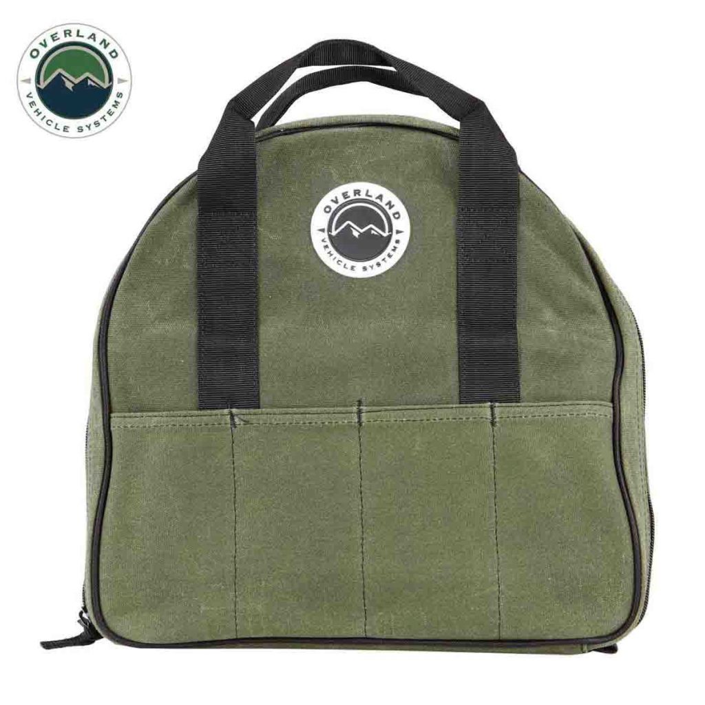 Overland Vehicle Systems Jumper Cable Bag #16 Waxed Canvas - image 2