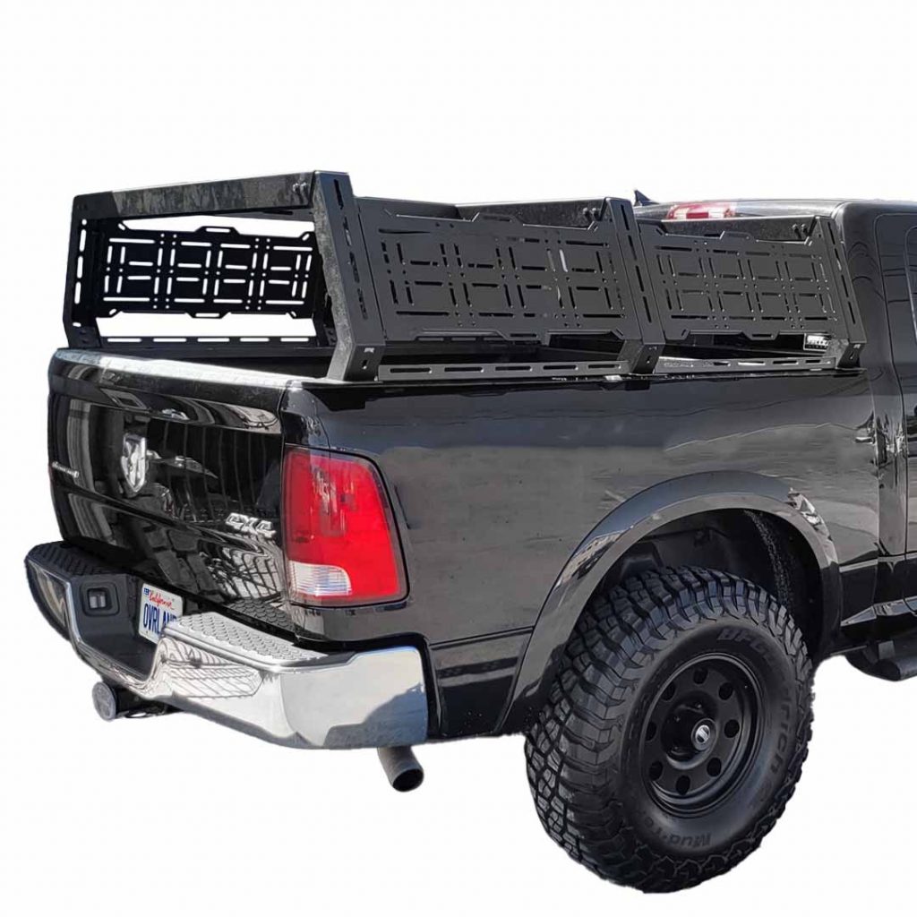 Overland Vehicle Systems Ruff Rax Bed Rack – 2009-2018 RAM 1500 5.7 Ft – Modular Storage System