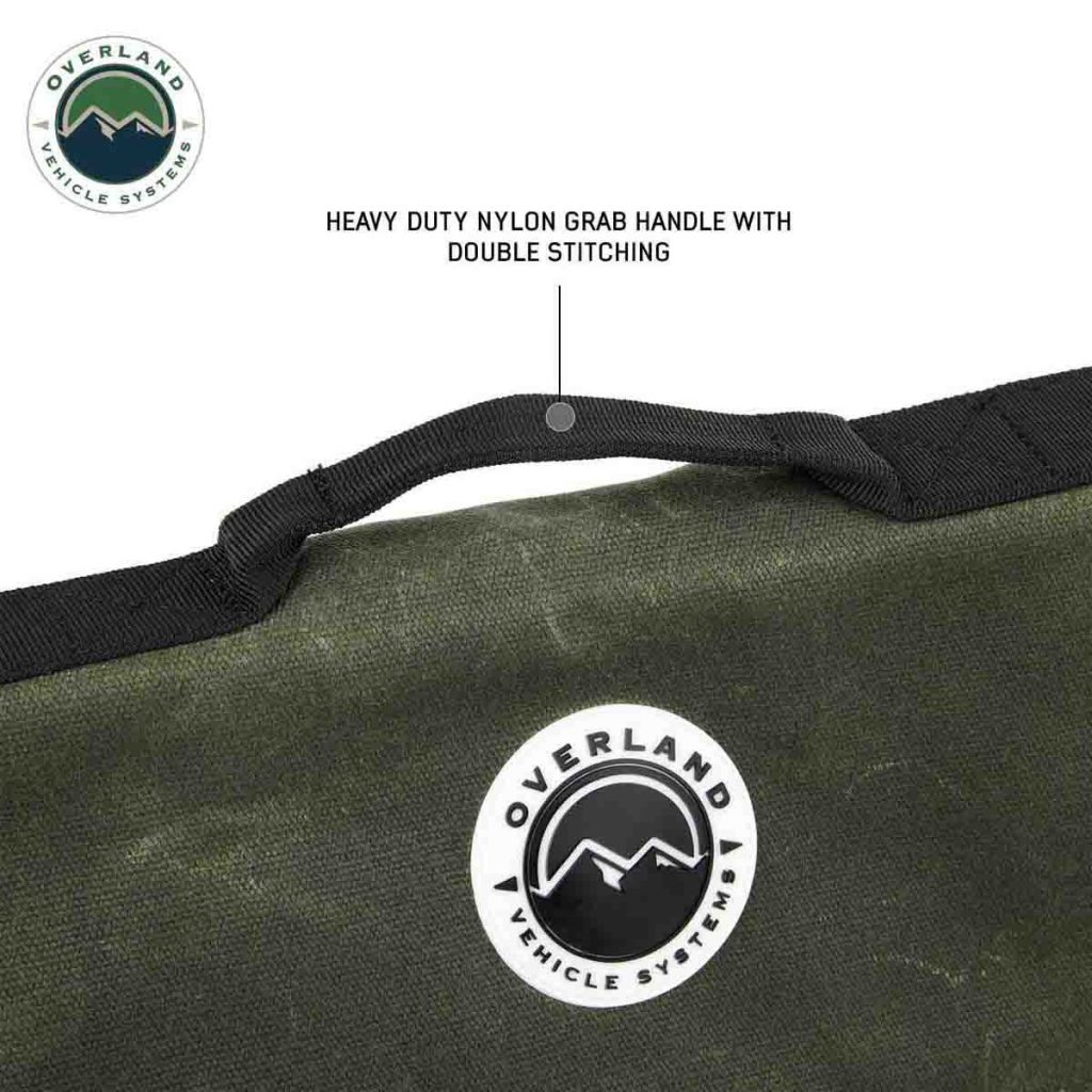 Overland Vehicle Systems Rolled Bag First Aid – #16 Waxed Canvas - image 2