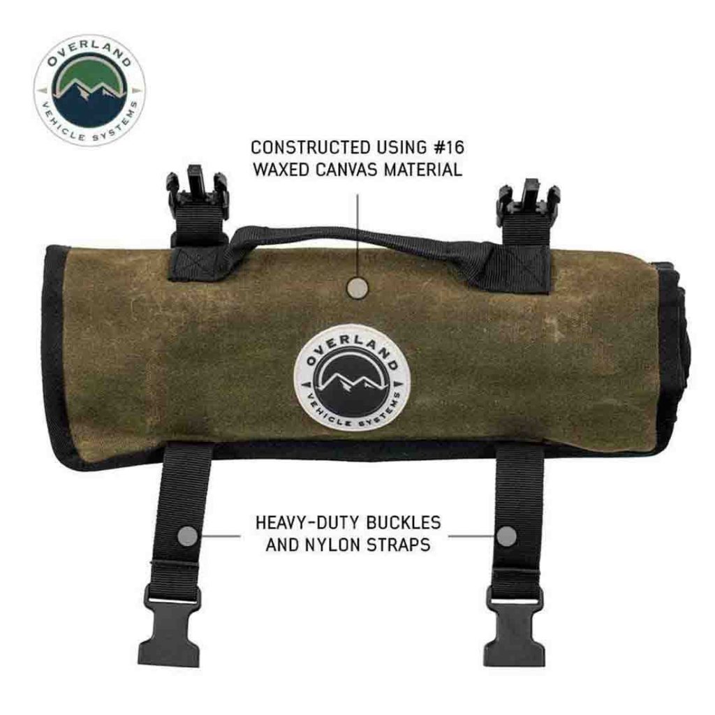 Overland Vehicle Systems Small Wrench Tool Roll (12 Slot) #16 Waxed Canvas - image 2