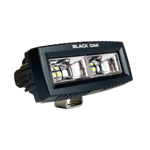 Black Oak 4 in. Spreader Light - Flood Scene Optics - Black Housing - Pro Series 3.0