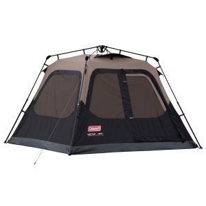 Coleman 4-Person Cabin Tent with Instant Setup - Black