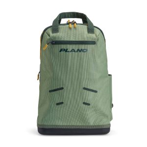 Plano Weekend Tackle Backpack 3700 in Moss with moulded waterproof base