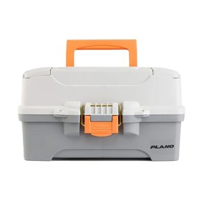 Plano Two-Tray Tackle Box - Light Grey and Dark Grey