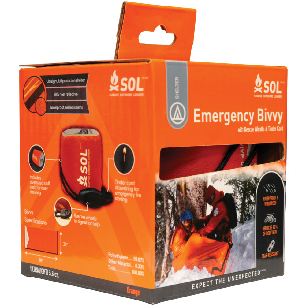 SOL Emergency Bivvy with Rescue Whistle - Image 2