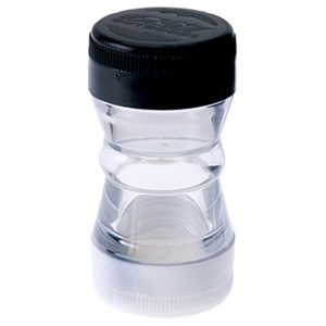 GSI Salt + Pepper Shaker — Two Waterproof Chambers, 0.8 fl. oz. Total