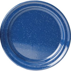 GSI Enamel Plate — 10.375 in., Blue
