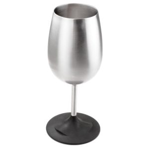 GSI Glacier Stainless Nesting Wine Glass — 10.8 oz, Unscrewing Stem