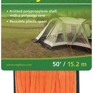 Coghlan's Poly Cord, Orange, 50 ft