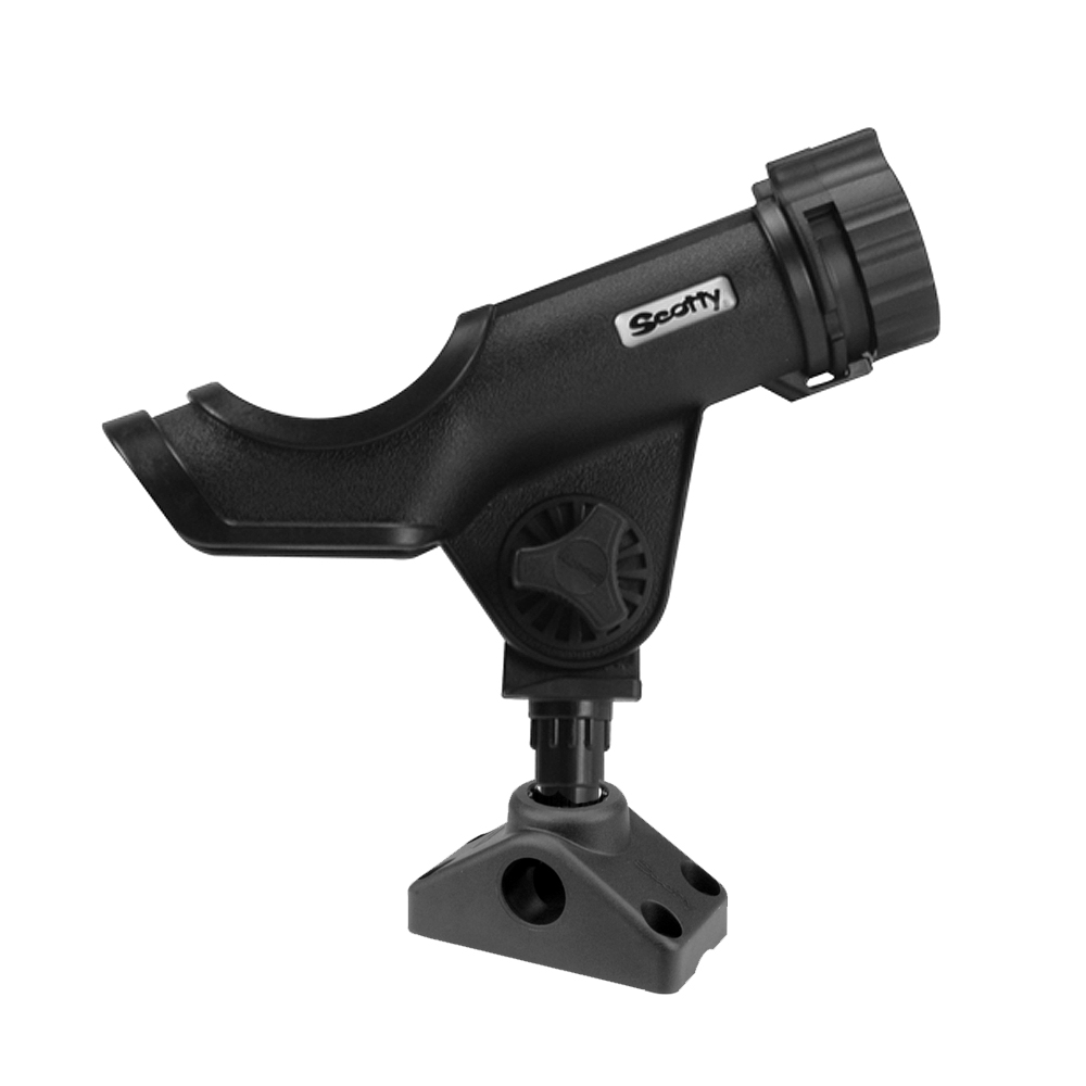 Scotty Powerlock Rod Holder with Side/Deck Mount - Black