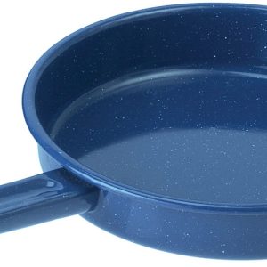 GSI Enamelware Frypan — 9.6 in., Blue