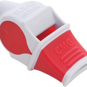 Fox 40 Sonik Blast CMG Whistle — White / Red