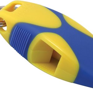 Fox 40 Sharx Whistle with Lanyard — Yellow / Blue