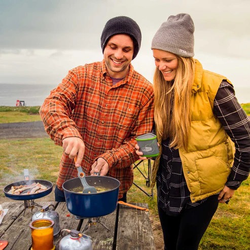 GSI Bugaboo Base Camper Cook Set — Medium (3 L + 2 L Pots, 8 in. Frypan) - Image 2