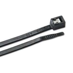 Ancor 8" UV Black Self-Cutting Cable Ties - 500-Pack