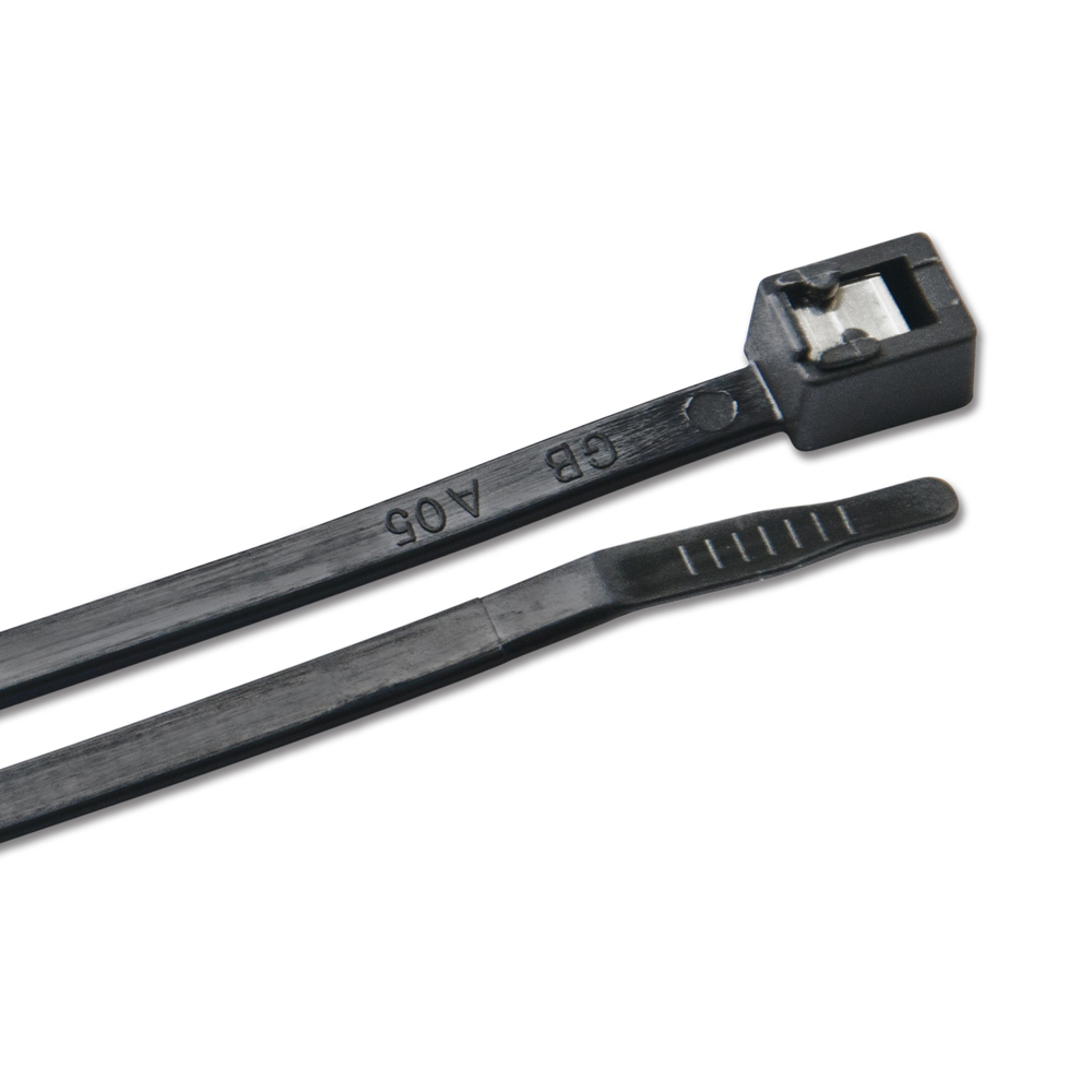 Ancor 11" UV Black Self-Cutting Cable Ties - 500-Pack
