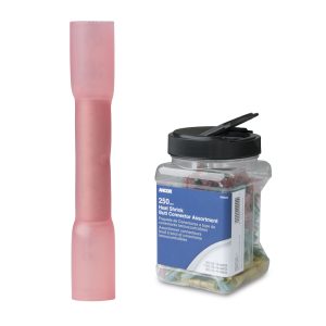 Ancor 22-18 AWG Heat Shrink Butt Connector - 250-Piece Jar
