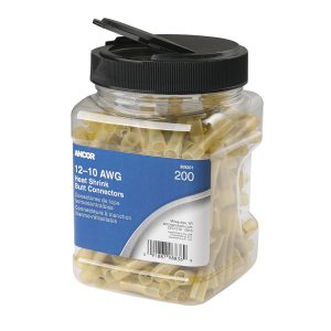 Ancor 12-10 AWG Heat Shrink Butt Connector - 200-Piece Jar
