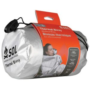 SOL Thermal Bivvy with Rescue Whistle