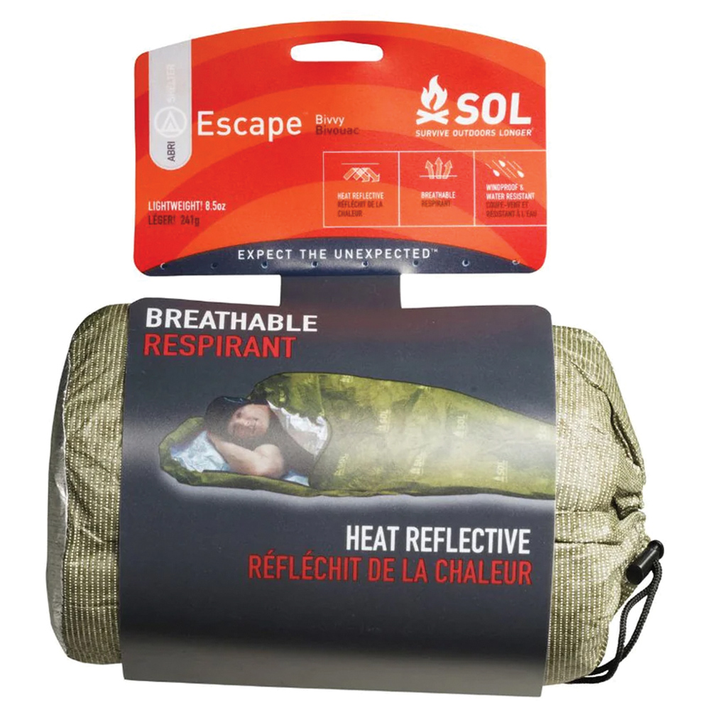 SOL Escape Bivvy with Hood — Green