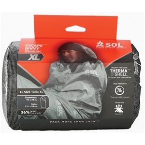 SOL Escape Bivvy XL with Hood — Gray