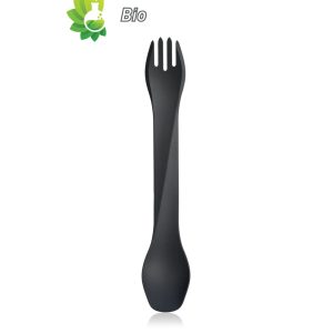 humangear GoBites Bio-Uno Long Spork — Dark Gray