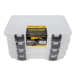 Plano 3650 ProLatch StowAway utility boxes four pack shrink wrapped
