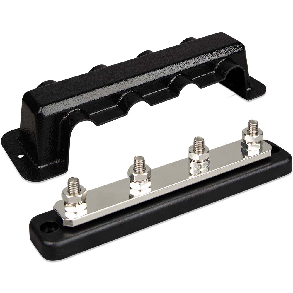 Victron Busbar 250A 4-Post with Cover - 5/16 in Terminals