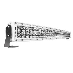 Black Oak 40 in. Curved Double Row LED Light Bar - Combo Optics - White Housing - Pro Series 3.0